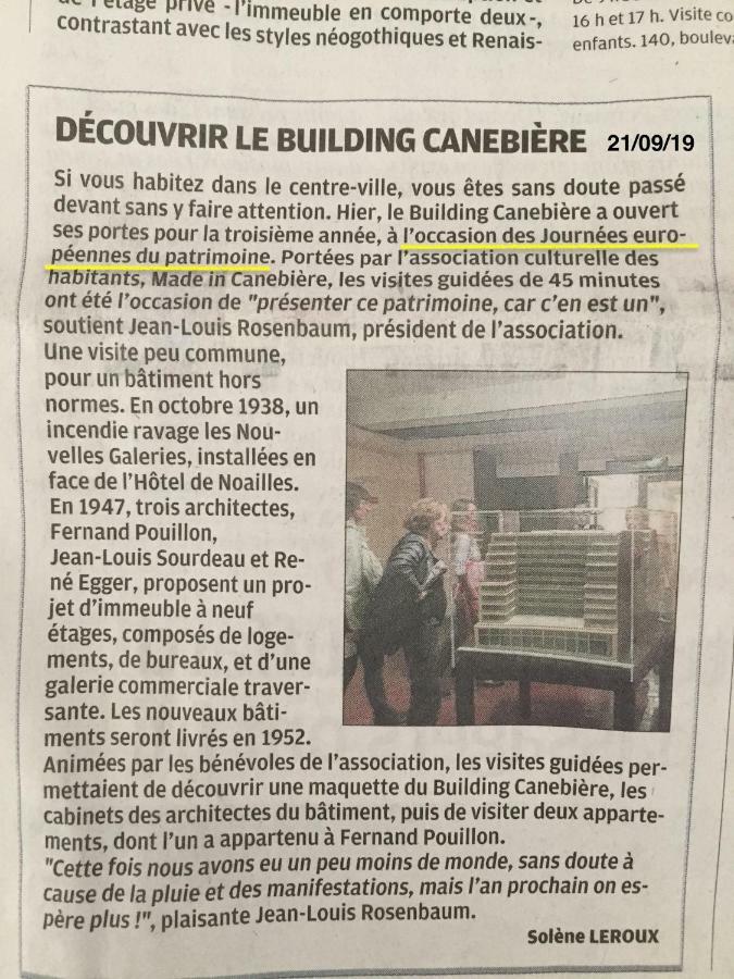 The Building Canebiere Marseilles Exterior foto